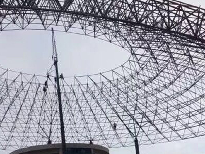 平谷篮球馆球形网架厂家价格